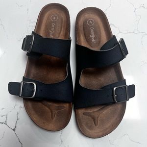 Cat & Jack kids Slip on Footbed Sandals.